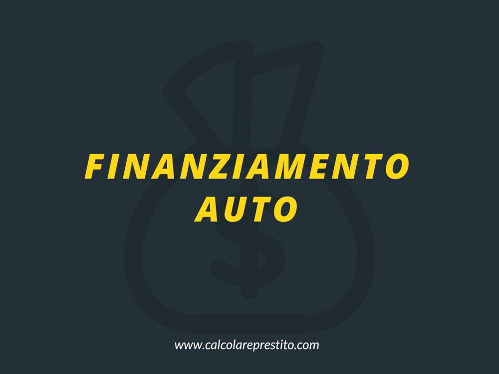 finanziamento auto conviene