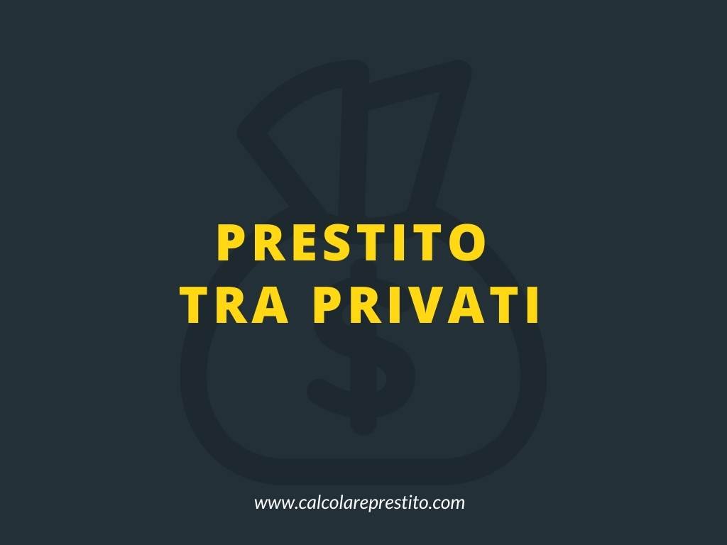 prestito tra privati
