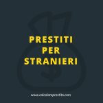 prestiti per stranieri