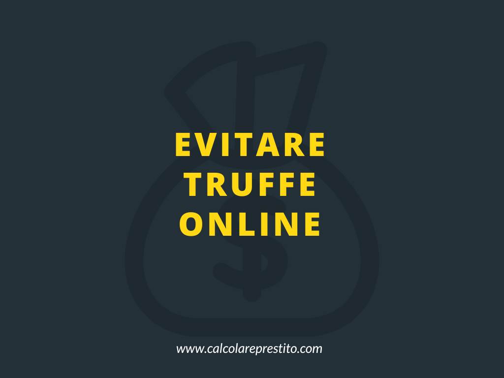 evitare truffe online