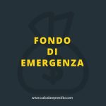 fondo di emergenza